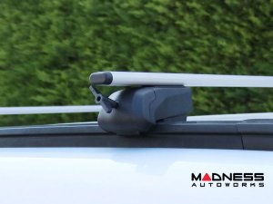 Alfa Romeo Stelvio Roof Rack Cross Bars - for models w/ factory roof rails - Silver - Starlock